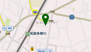 【予約制】akippa 東和泉3丁目K宅駐車場の地図画像