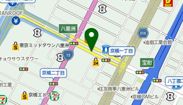 【予約制】akippa 東京都八重洲駐車場【土日祝のみ】の地図画像