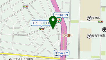 【予約制】akippa 王子4丁目_駐車場の地図画像