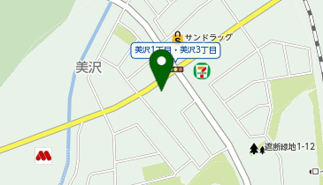 【予約制】akippa 美沢3-1-18駐車場【1】の地図画像