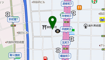 【予約制】akippa オービック御堂筋ビル【夕方パック:16:00-22:00】※ハイルーフ可の地図画像