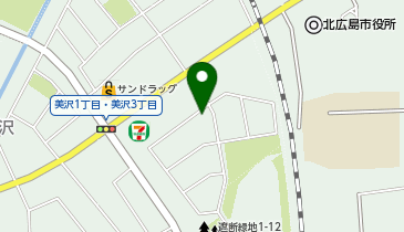 【予約制】akippa 美沢2-8-16駐車場【1】の地図画像