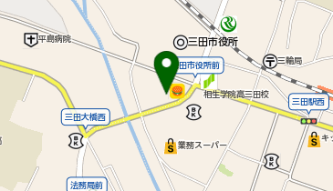 【予約制】akippa 三輪2丁目駐車場の地図画像