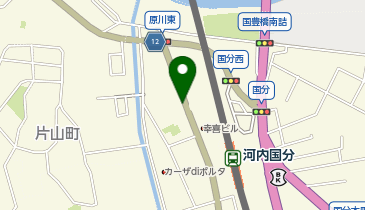 【予約制】akippa 柏原市国分西駐車場【月-土:21:00-23:59】の地図画像