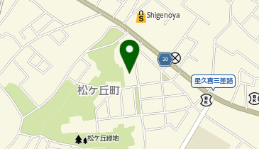 【予約制】akippa 松ヶ丘町団地 別敷地駐車場の地図画像