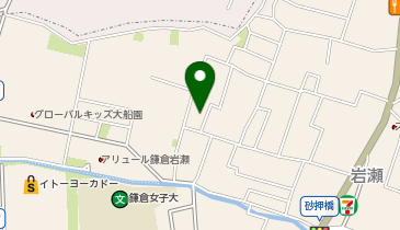 【予約制】akippa 岩瀬1丁目 伊藤宅あきっぱ駐車場の地図画像