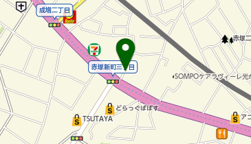 【予約制】akippa 赤塚新町2丁目 A宅あきっぱ駐車場の地図画像