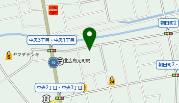 【予約制】akippa 中央1-3-4駐車場の地図画像