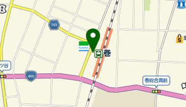 【予約制】akippa 巻駅駐車場の地図画像