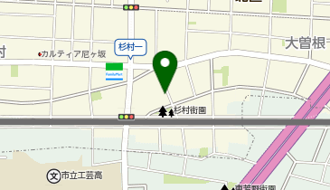 【予約制】akippa 大曽根1丁目駐車場の地図画像