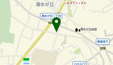 【予約制】akippa 清水が丘2丁目51村野邸☆アキッパ駐車場【屋根なし】の地図画像