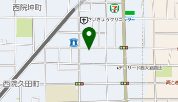 【予約制】akippa *京都市右京区西院松井町1:加藤邸駐車場の地図画像