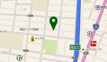 【予約制】akippa 住之江区御崎5丁目駐車場の地図画像