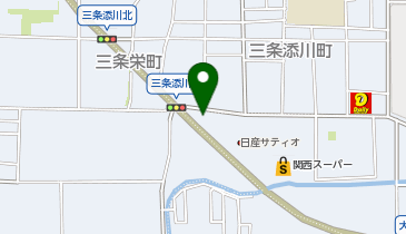 【予約制】akippa アクール三条大宮駐車場の地図画像