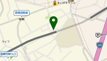 【予約制】akippa NIKO宮崎台駐車場の地図画像