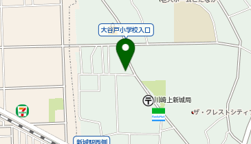 【予約制】akippa 上新城1丁目 E宅あきっぱ駐車場の地図画像