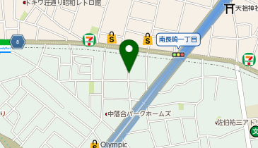 【予約制】akippa 中落合3-3-5駐車場の地図画像