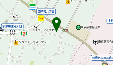 【予約制】akippa 国領稲荷裏駐車場の地図画像