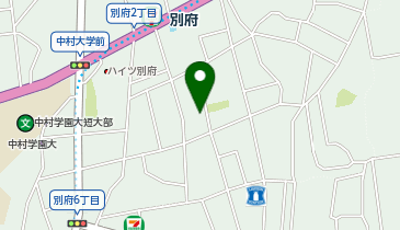 【予約制】akippa 別府2丁目7松田邸☆駐車場の地図画像