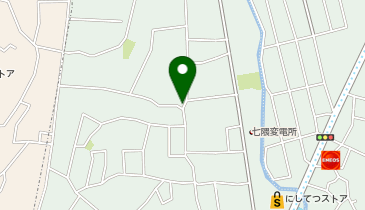 【予約制】akippa 七隈2丁目12斉田邸☆駐車場の地図画像