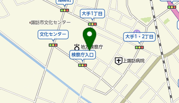 【予約制】akippa 【8/15専用】諏訪市大手軽四専用駐車場の地図画像