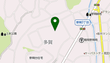 【予約制】akippa 三井邸_多賀1丁目駐車場の地図画像