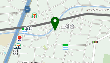 【予約制】akippa 上落合2-5-3駐車場の地図画像