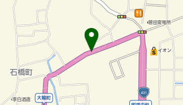 【予約制】akippa 石橋町月極駐車場の地図画像