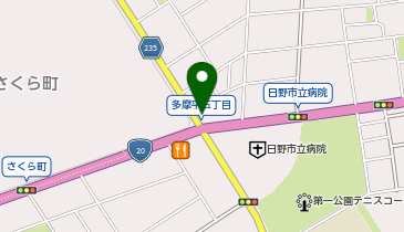 【予約制】akippa 多摩平5丁目_駐車場の地図画像