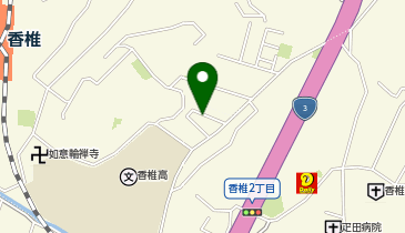 【予約制】akippa 香椎2丁目11石松邸☆駐車場の地図画像