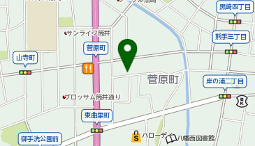 【予約制】akippa 菅原町1-23☆駐車場の地図画像