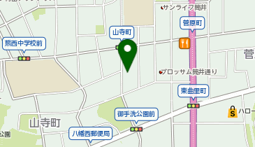 【予約制】akippa 筒井町10-20個人宅☆駐車場の地図画像