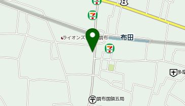 【予約制】akippa 布田3丁目PL駐車場の地図画像