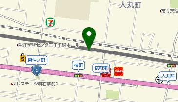 【予約制】akippa 明石市東仲ノ町駐車場の地図画像