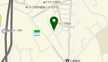【予約制】akippa 北秋津720春田宅あきっぱ駐車場の地図画像