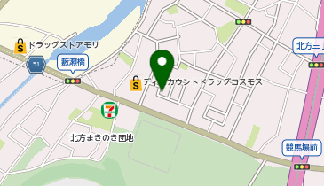 【予約制】akippa 北方3丁目56-31駐車場の地図画像