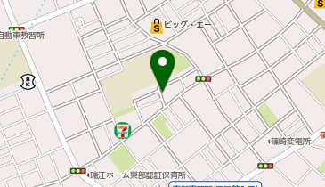 【予約制】akippa 東瑞江1-42-7駐車場の地図画像