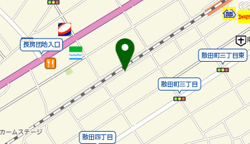 【予約制】akippa 天野邸_散田町アキッパ駐車場の地図画像