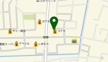 【予約制】akippa (267)コナカ石巻店駐車場の地図画像