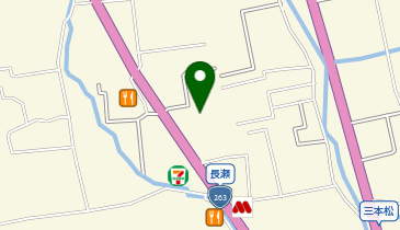 【予約制】akippa 長瀬1219-1駐車場の地図画像