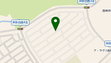 【予約制】akippa 西区井吹台西町駐車場の地図画像