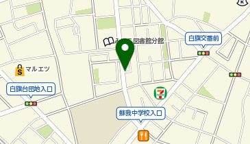 【予約制】akippa 白旗2丁目17-13佐久間邸◎駐車場の地図画像