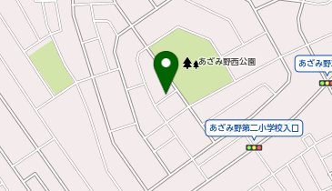 【予約制】akippa あざみ野西公園すぐ駐車場の地図画像
