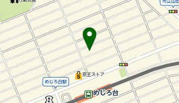 【予約制】akippa 進藤邸_めじろ台一丁目駐車場の地図画像