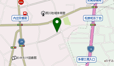 【予約制】akippa 福生市熊川メゾン・ミヤ駐車場【B】の地図画像