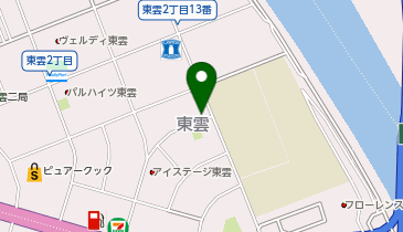 【予約制】akippa 東雲3丁目2-7 駐車場の地図画像