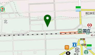 【予約制】akippa 国立市北1丁目アキッパ駐車場【土・日・祝限定】の地図画像