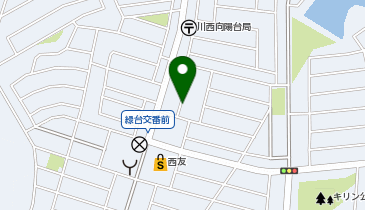 【予約制】akippa 向陽台3-2-80 駐車場の地図画像