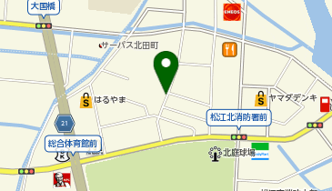 【予約制】akippa 【スサノオマジック&times;松江土建】応援駐車場の地図画像