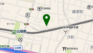 【予約制】akippa 西本町8丁目空き地駐車場の地図画像